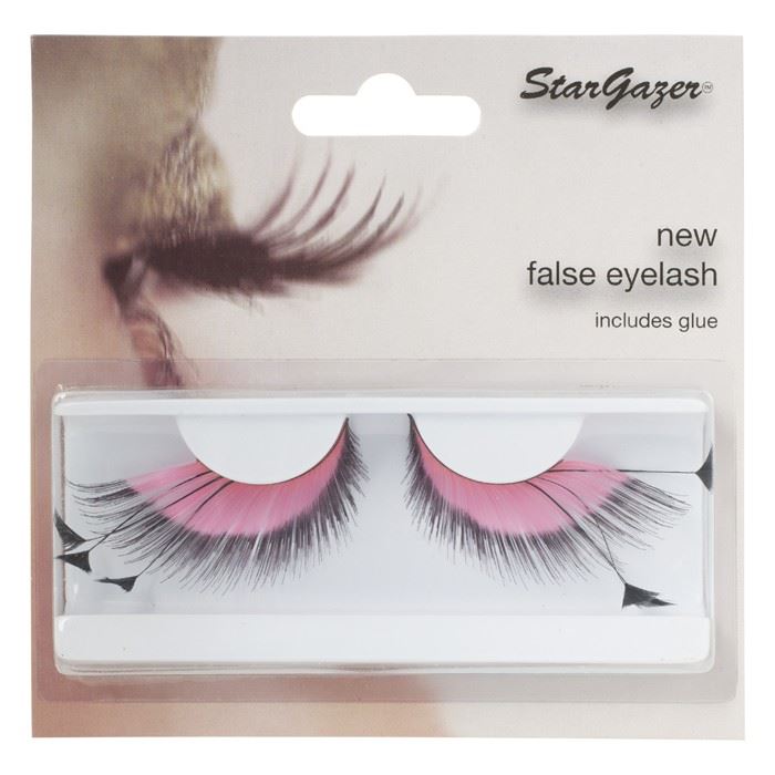 Stargazer Falsche Wimpern Nr. 56 – Lila, Glamourös, Mit Kleber
