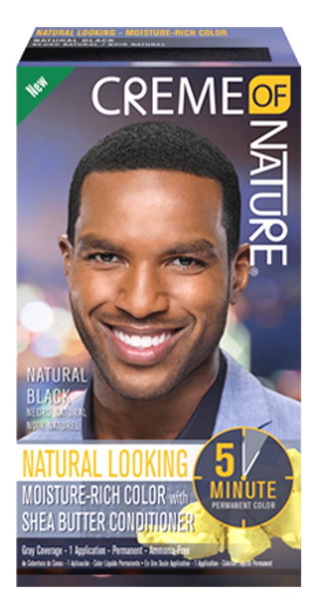 Creme of Nature Men Natural Looking Moisture-Rich Colour, 5-Minute Gray Coverage - Picture 3 of 3