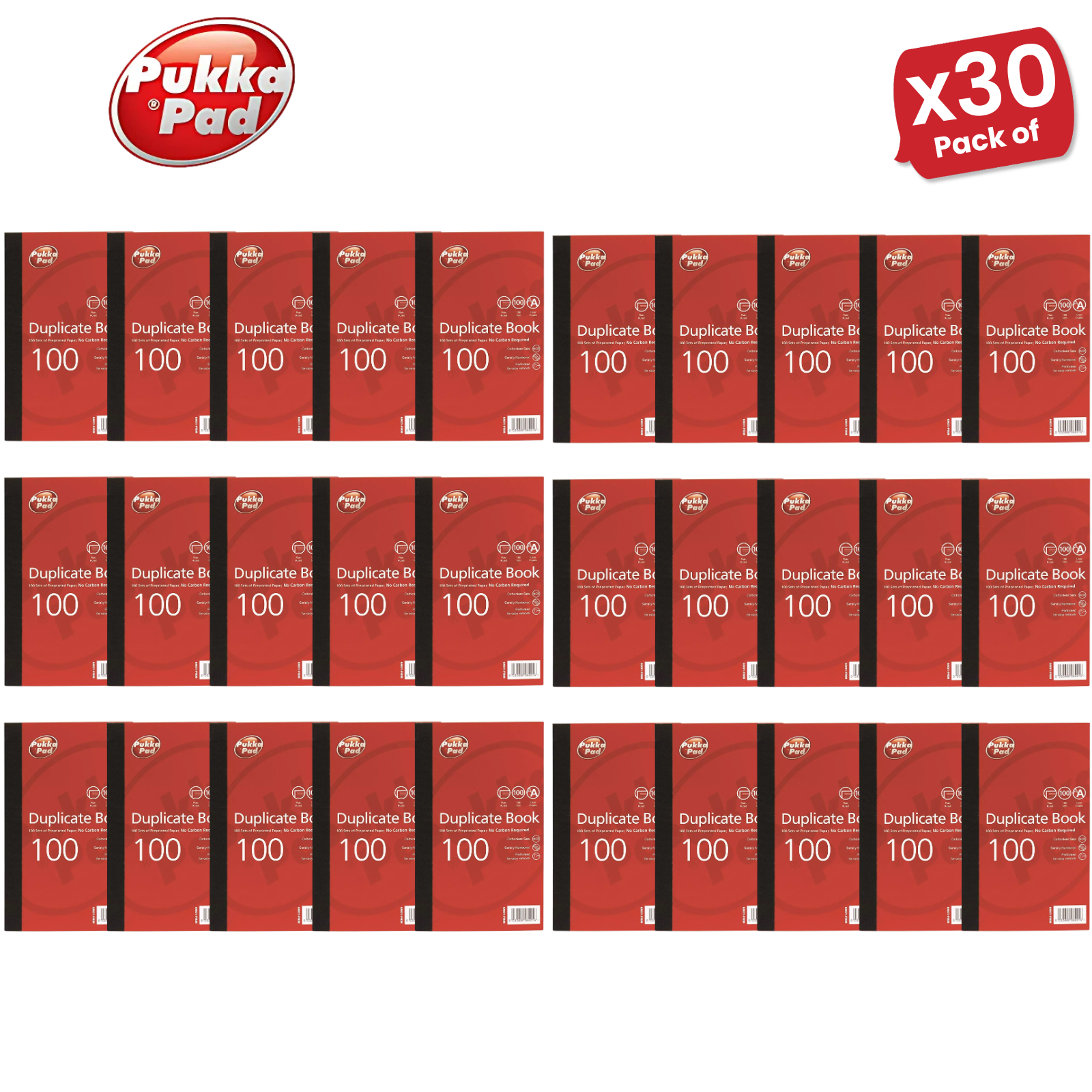 Pukka Block Duplikat liniertes Buch mit Carbon, 216 mm x 130 mm - ideal für Unternehmen - Bild 15 von 15