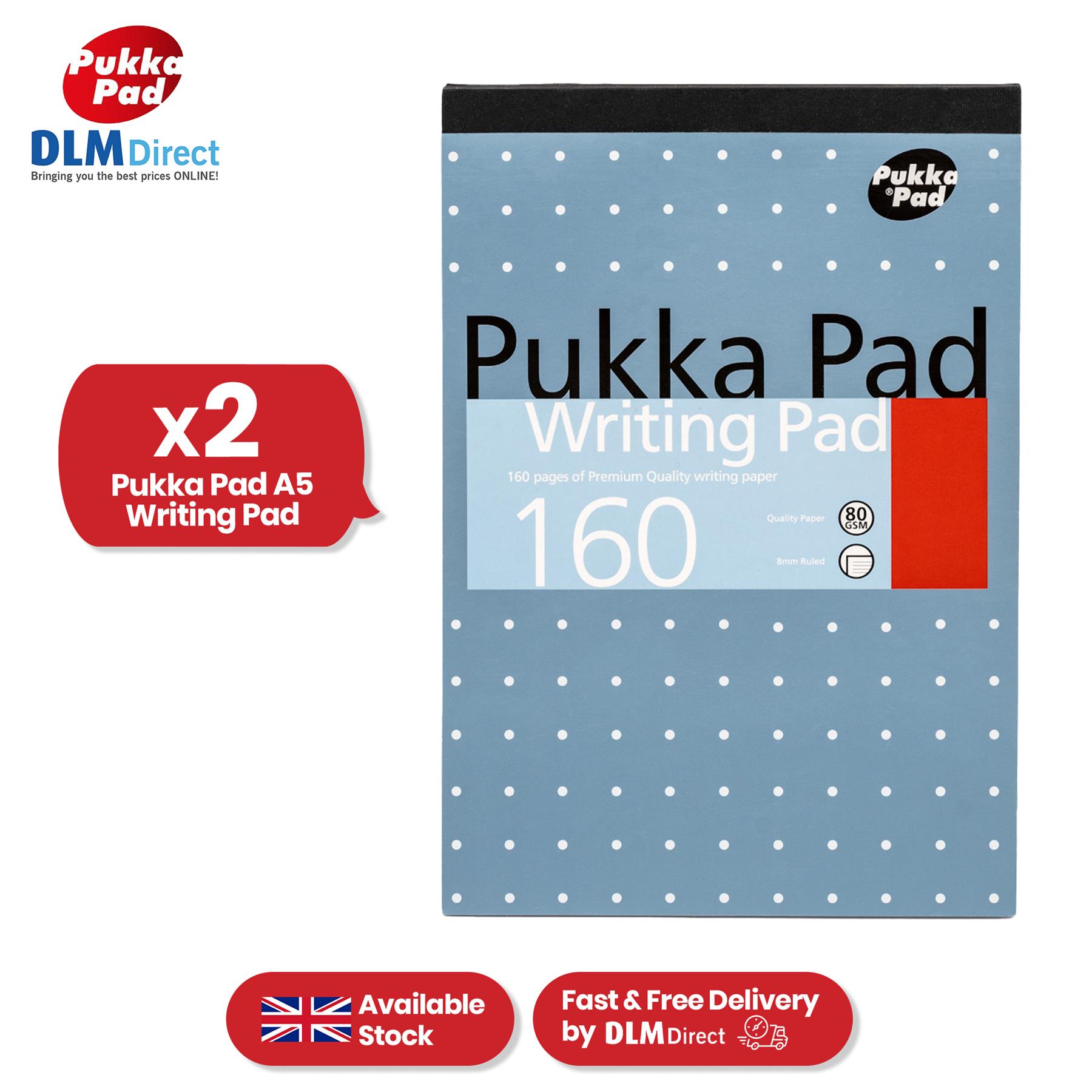 Writing Pad - 160 Pages A5 Notepad, 80GSM Smooth Paper Notebook for Office - Picture 9 of 13