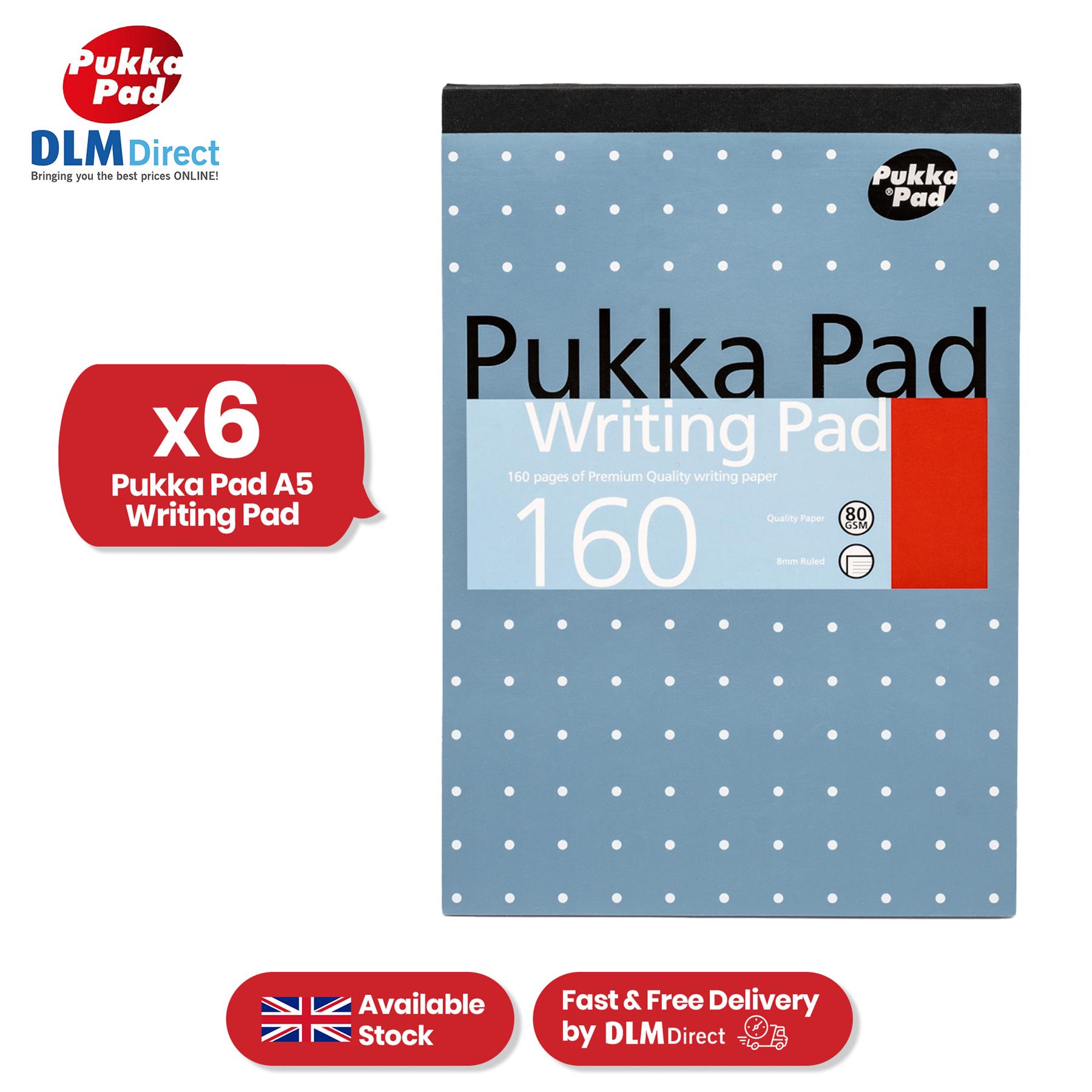Writing Pad - 160 Pages A5 Notepad, 80GSM Smooth Paper Notebook for Office - Picture 11 of 13
