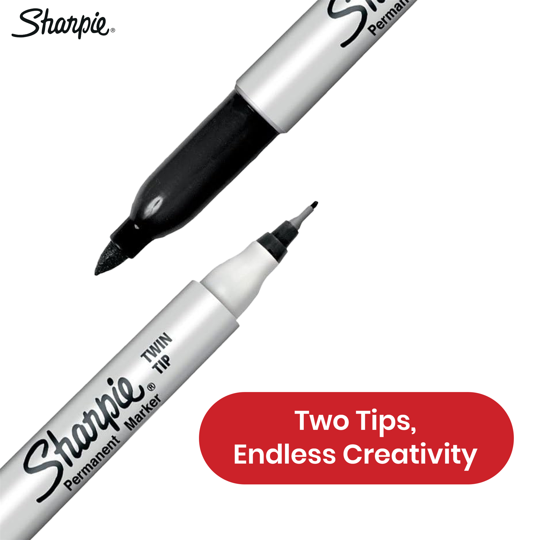 Sharpie Doppelseitiger Stift - Fein & Ultrafein Schwarz Doppelspitze Stift für Kunstprojekte - Bild 10 von 40