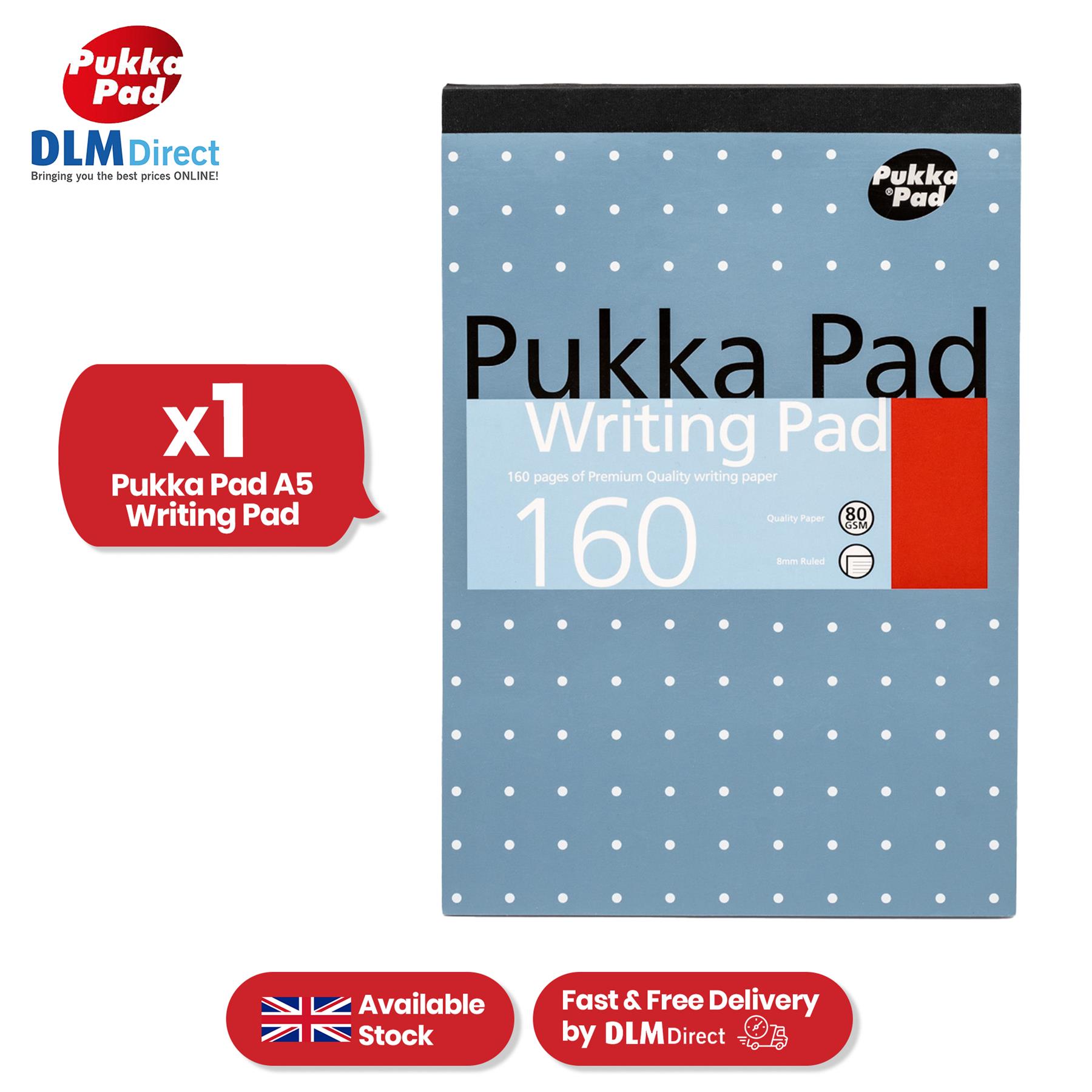 Writing Pad - 160 Pages A5 Notepad, 80GSM Smooth Paper Notebook for Office - Picture 8 of 13