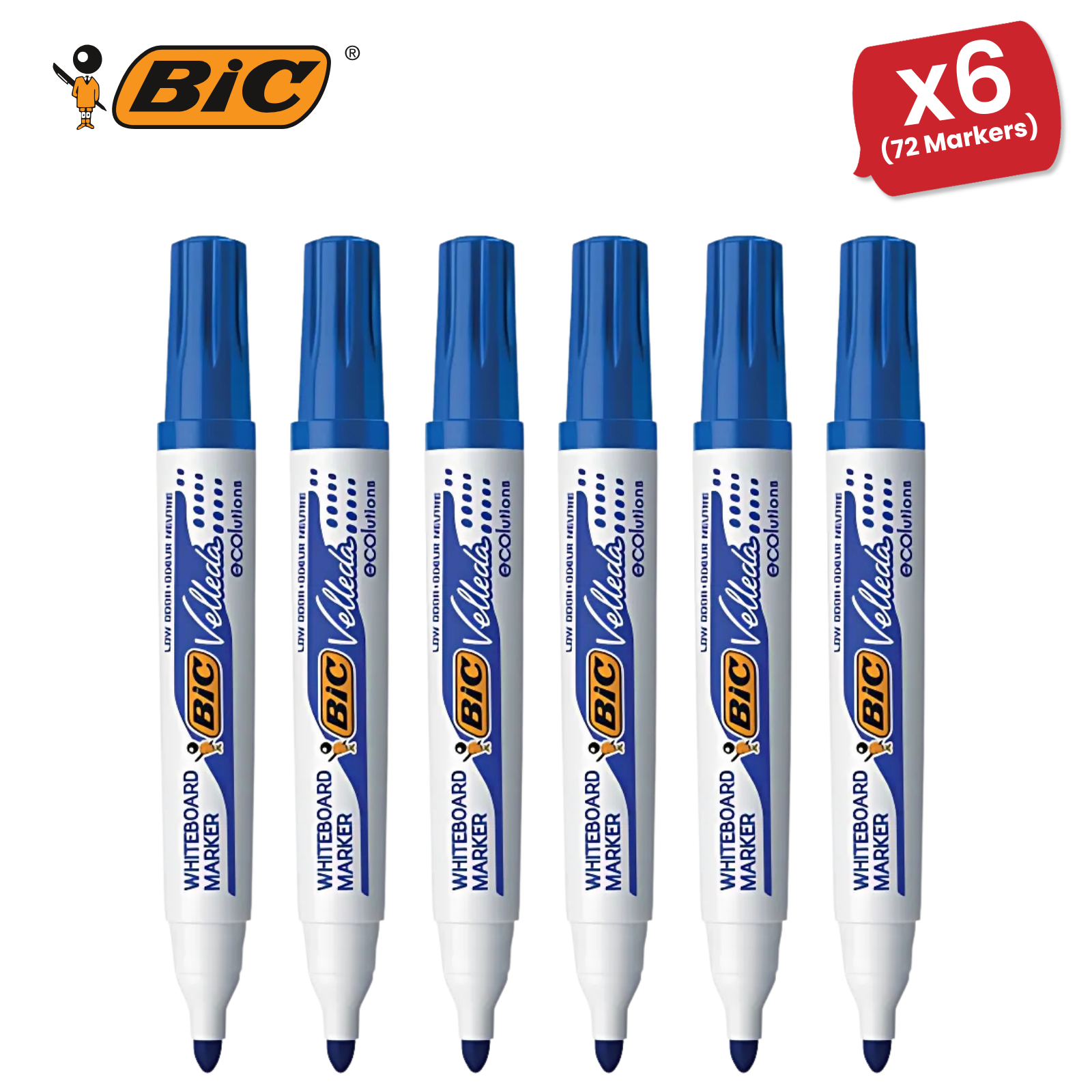 BiC Velleda 1701 Whiteboard Marker Medium Tip Blue Ink Marker - School or Office - Picture 13 of 17