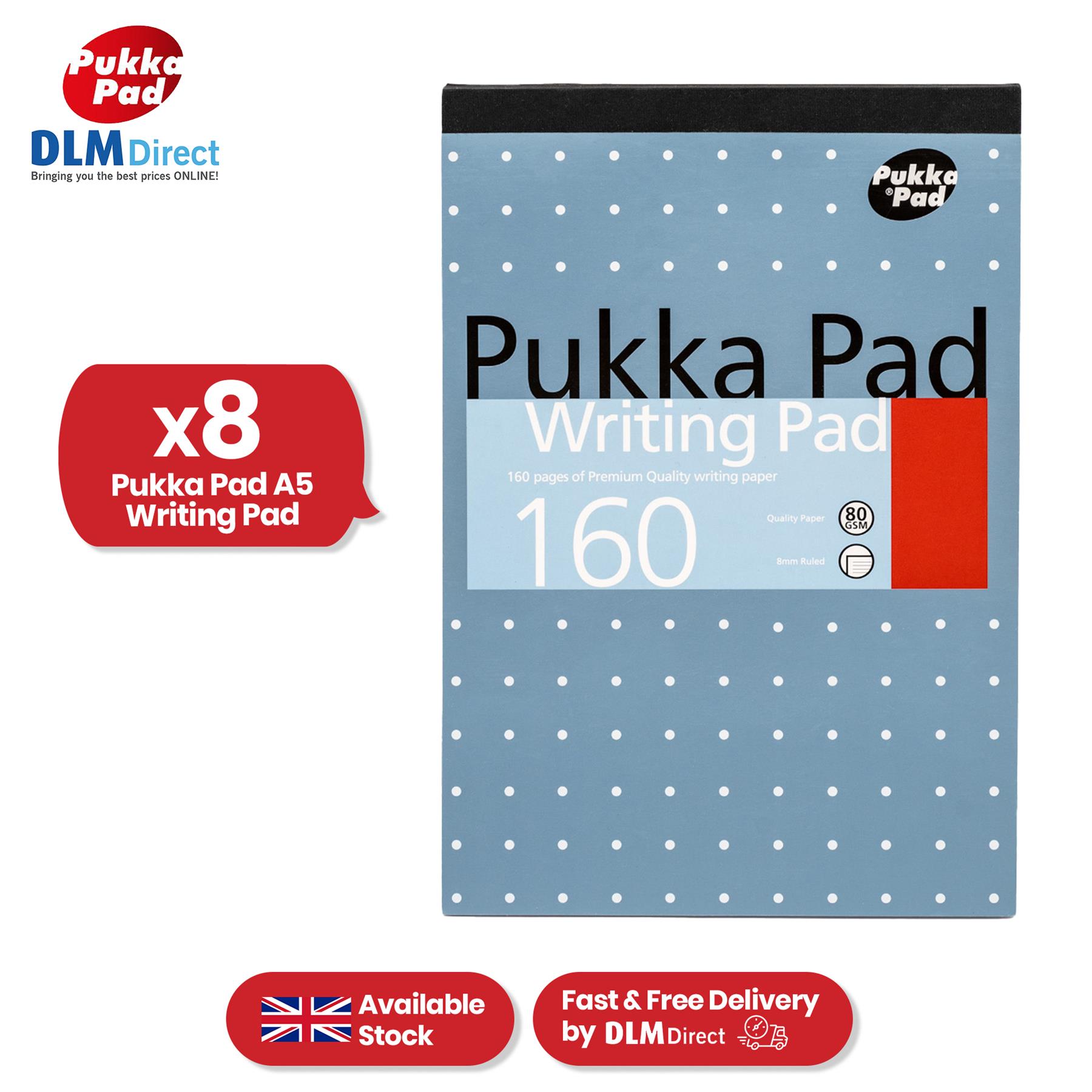 Writing Pad - 160 Pages A5 Notepad, 80GSM Smooth Paper Notebook for Office - Picture 12 of 13