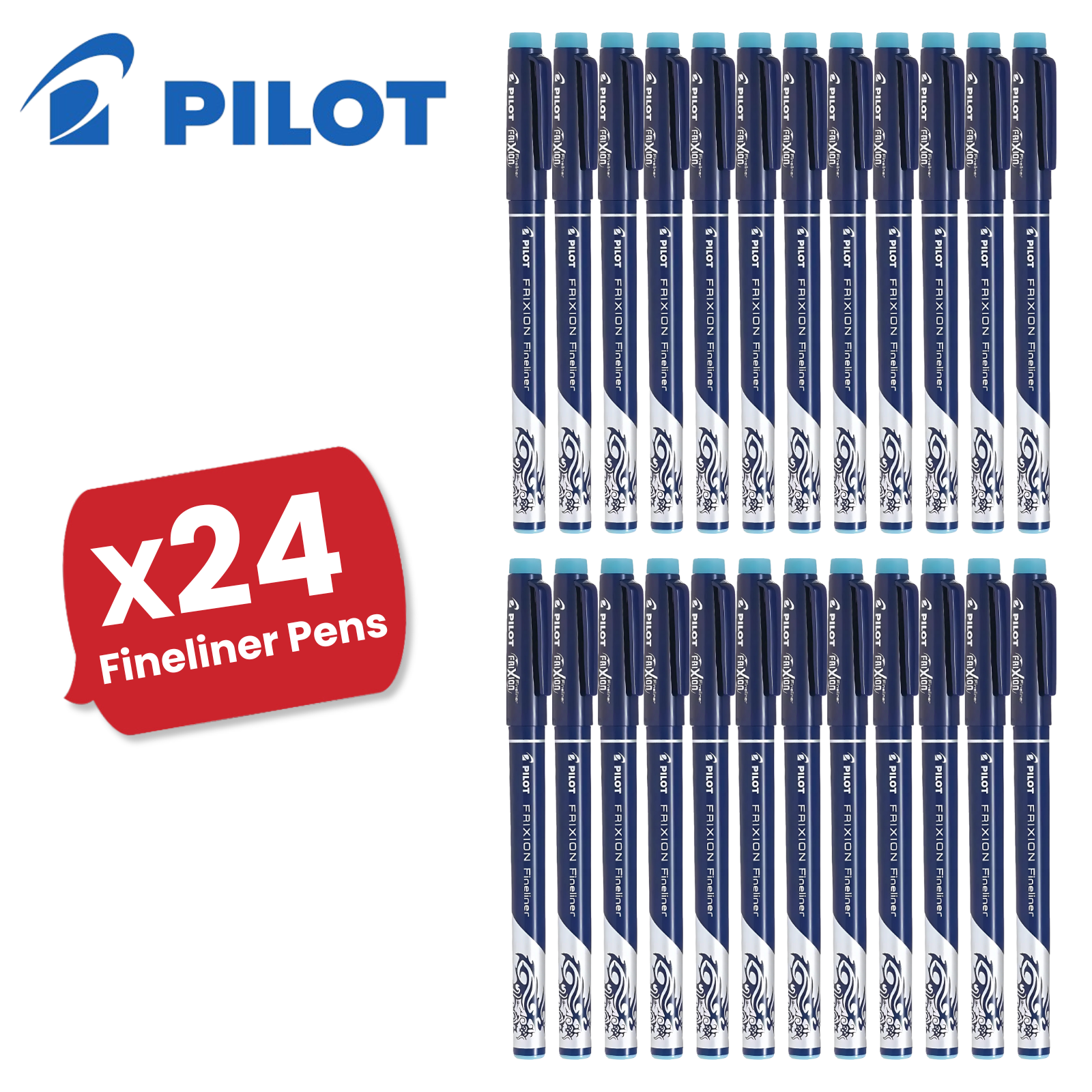 Pilot FriXion Fineliner Erasable Marker Pens - 12 Piece, PI466015 - View #9