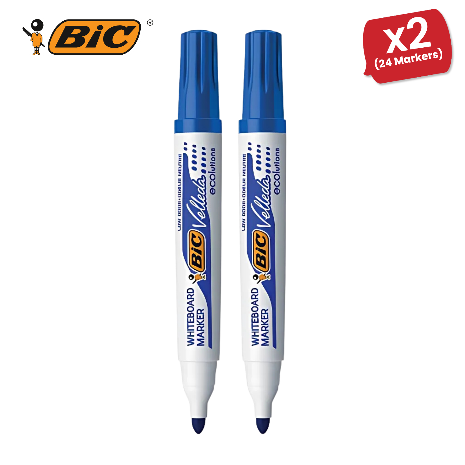 BiC Velleda 1701 Whiteboard Marker Medium Tip Blue Ink Marker - School or Office - Picture 9 of 17