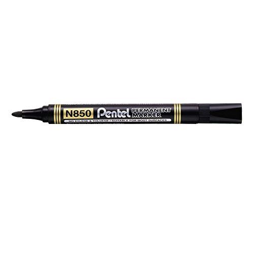 Pentel N850 Permanent Bullet Tip Black Markers Various Quantity
