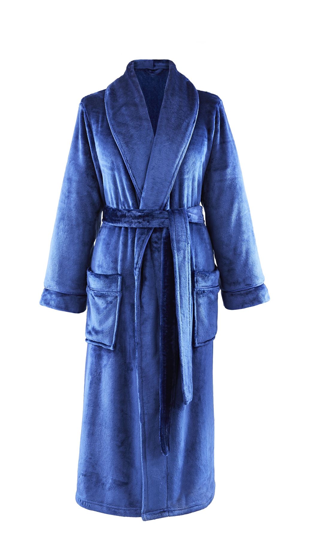 Catherine Lansfield Bathrobe Fleece Dressing Gown House Coat Unisex Ladies Mens eBay