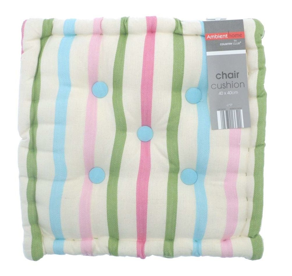 Seat Pads Boxed Cushions Cotton Bolsters Geometric Outdoor Seat Pad