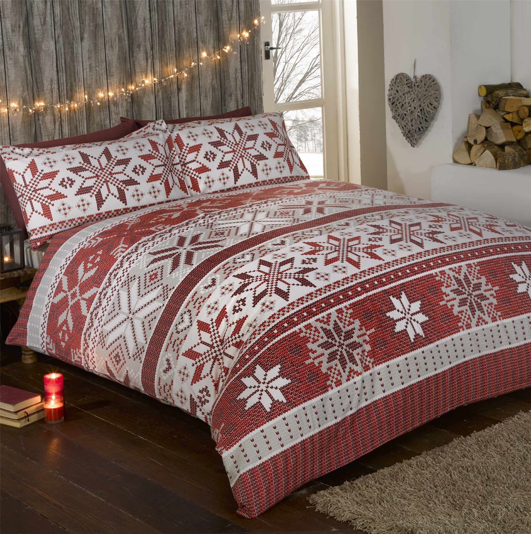 Cotton Flannelette Quilt Duvet Cover Bedding Bed Sets