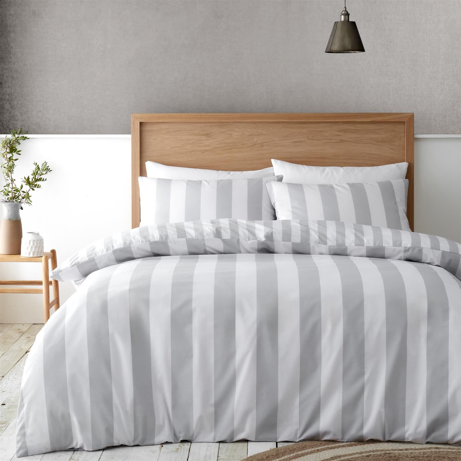 Duvet Cover Set Stripes Bedding Bed Set Quilt Cover Cove Stripe 3 Size 4 Colour - Picture 23 of 34