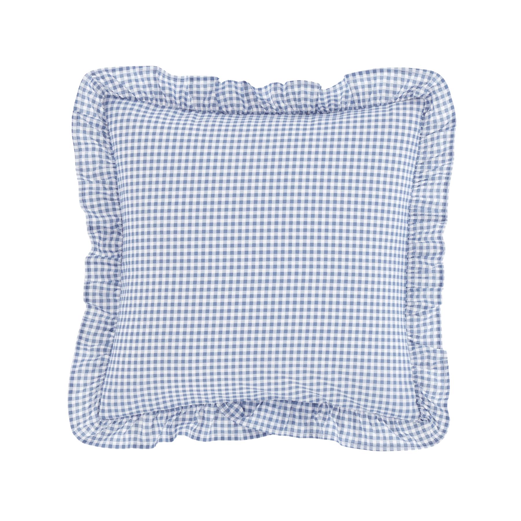 Catherine Lansfield Lucie Floral Frill Duvet Cover Set Accessories Bedding Blue - Picture 30 of 42