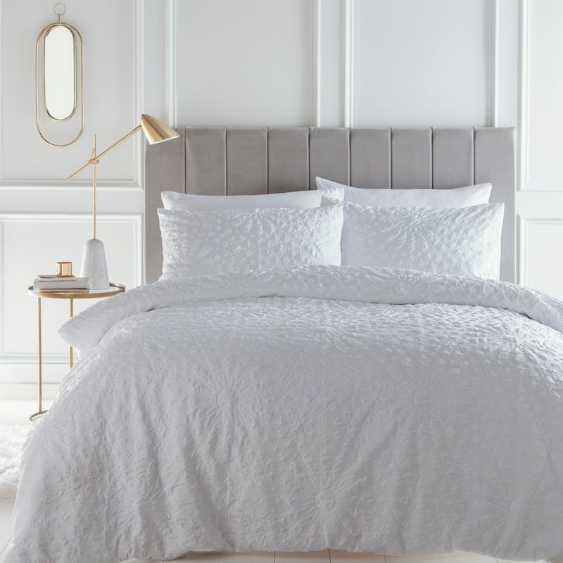 Duvet Cover Sets Bedding Reversible Bed Set Soft Jacquard Ribbed Velvet