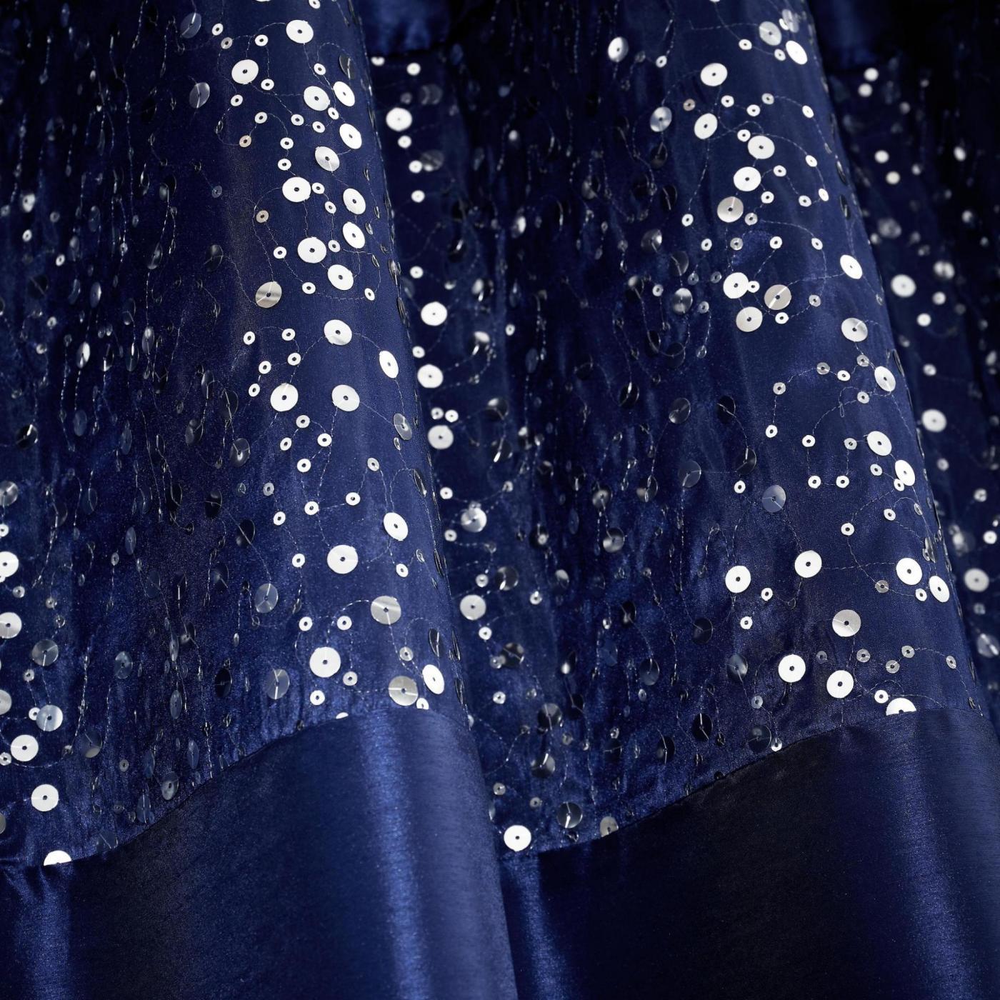 Catherine Lansfield Glitzy Eyelet Curtain Pair Fully Lined Or Cushion Cover New - Picture 14 of 16