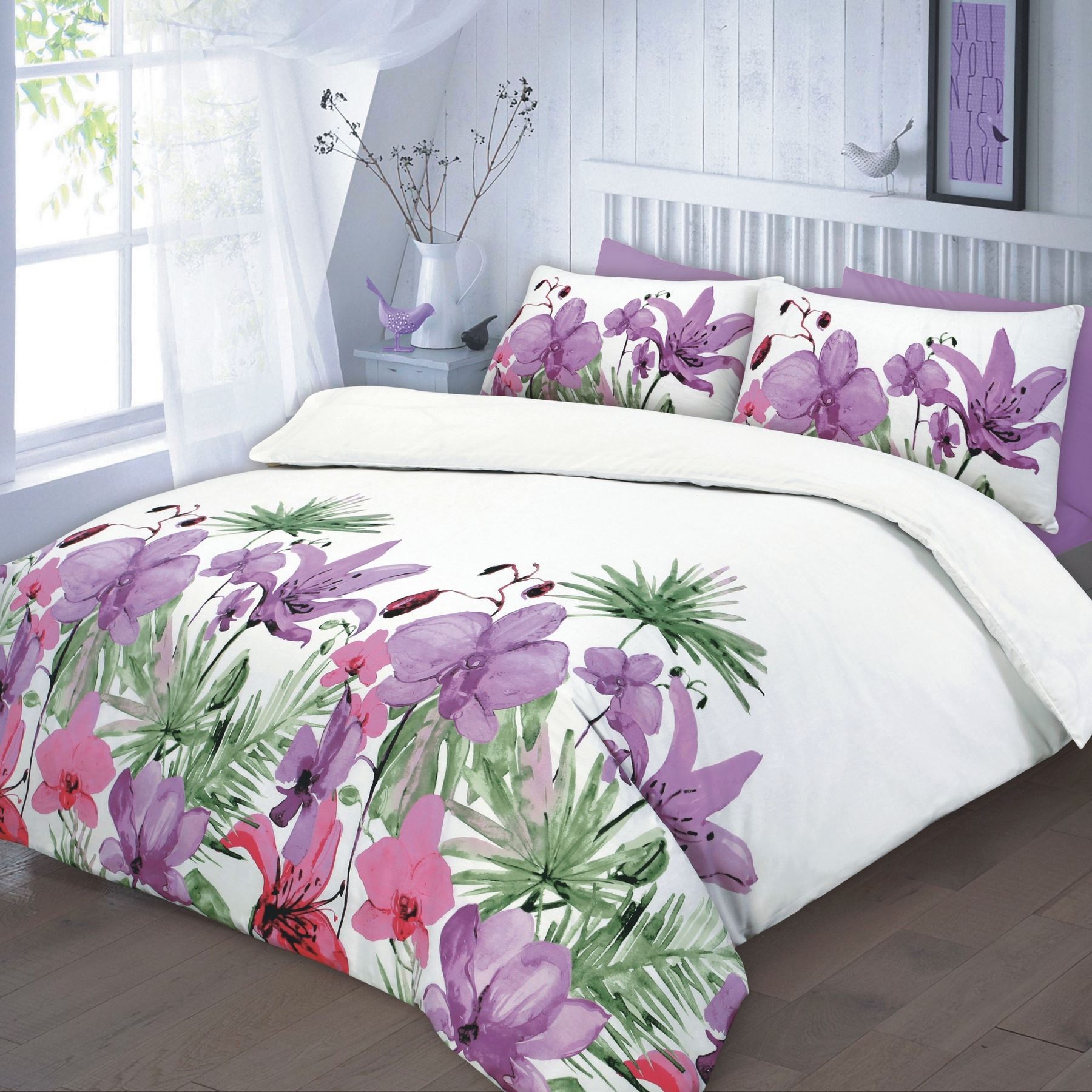 Floral Quilt Duvet Cover Amp Pillowcase Teal Pink Lilac Bedding - Floralquiltduvetcoveramppillowcasetealpink floral quilt duvet cover amp pillowcase teal pink lilac bedding - floralquiltduvetcoveramppillowcasetealpink