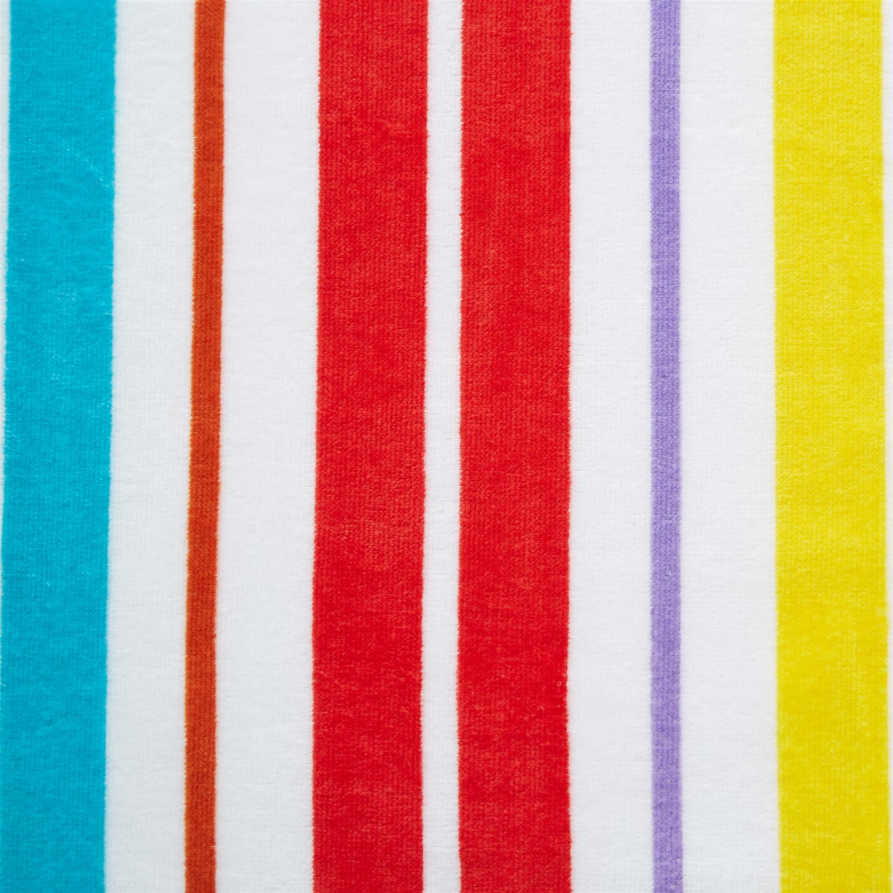 Catherine Lansfield Beach Lounger Towel Sunbed Cotton Patterned Bold 76x200cm - Picture 18 of 25