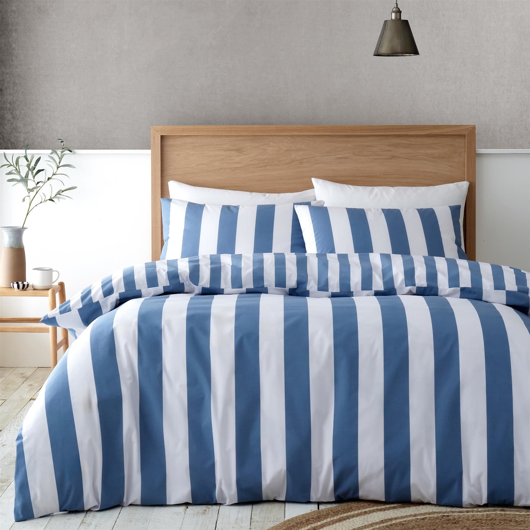 Duvet Cover Set Stripes Bedding Bed Set Quilt Cover Cove Stripe 3 Size 4 Colour - Picture 17 of 34