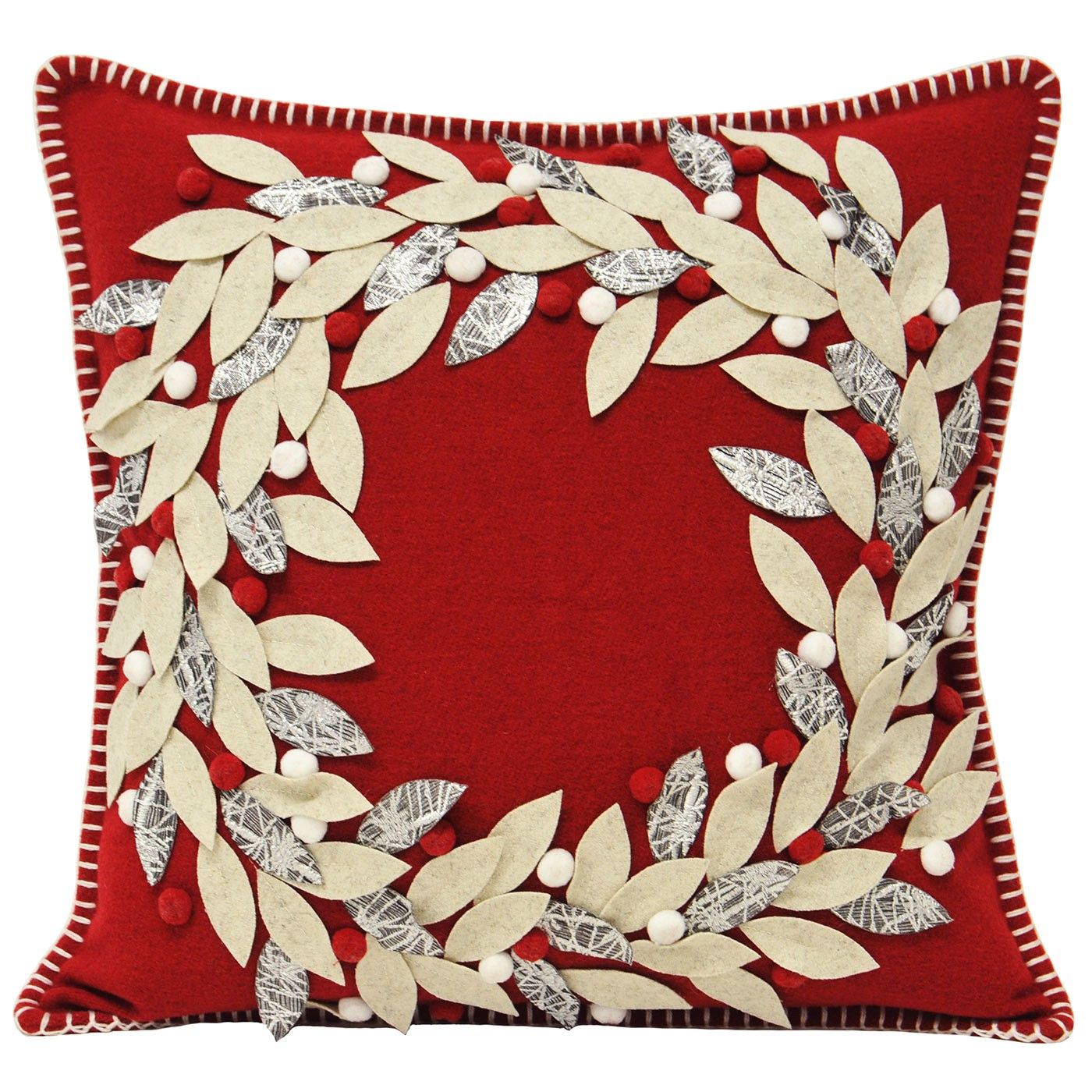 Paoletti Christmas Cushion Cover Scatter Case Festive Xmas Reindeer Snowflake eBay