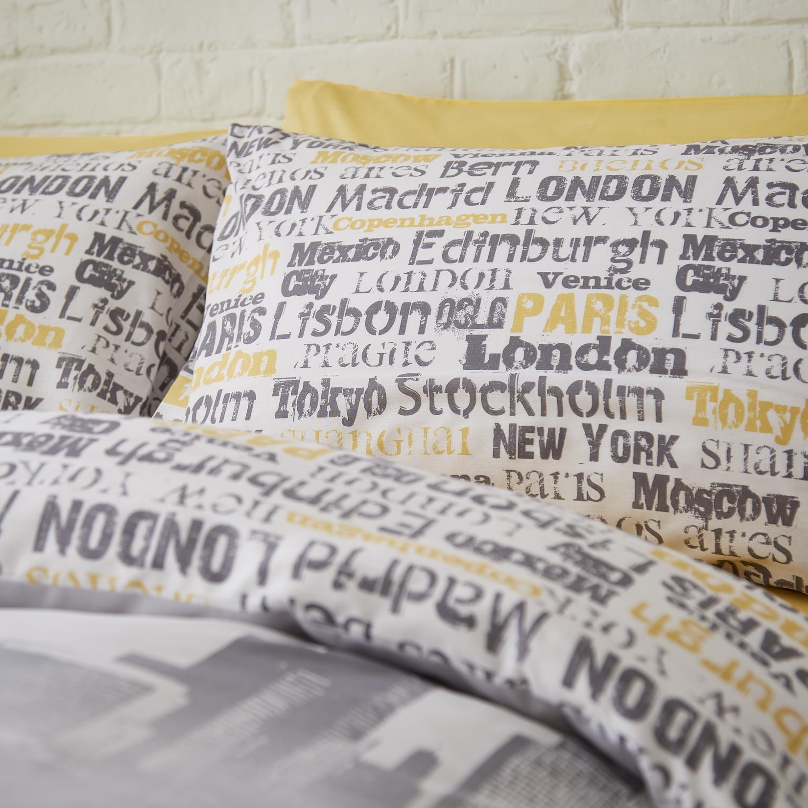City Duvet Cover Bedding Bed Set Bed Linen Urban Teenager's New York eBay