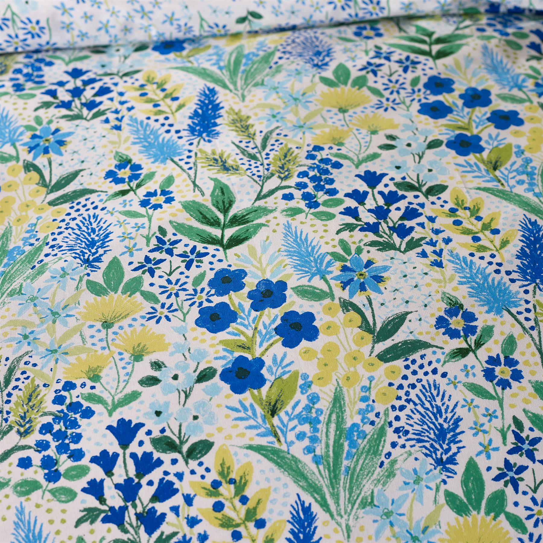 Catherine Lansfield Tilly Floral Duvet Cover Set Curtains Bedspread Reversible - Picture 14 of 44