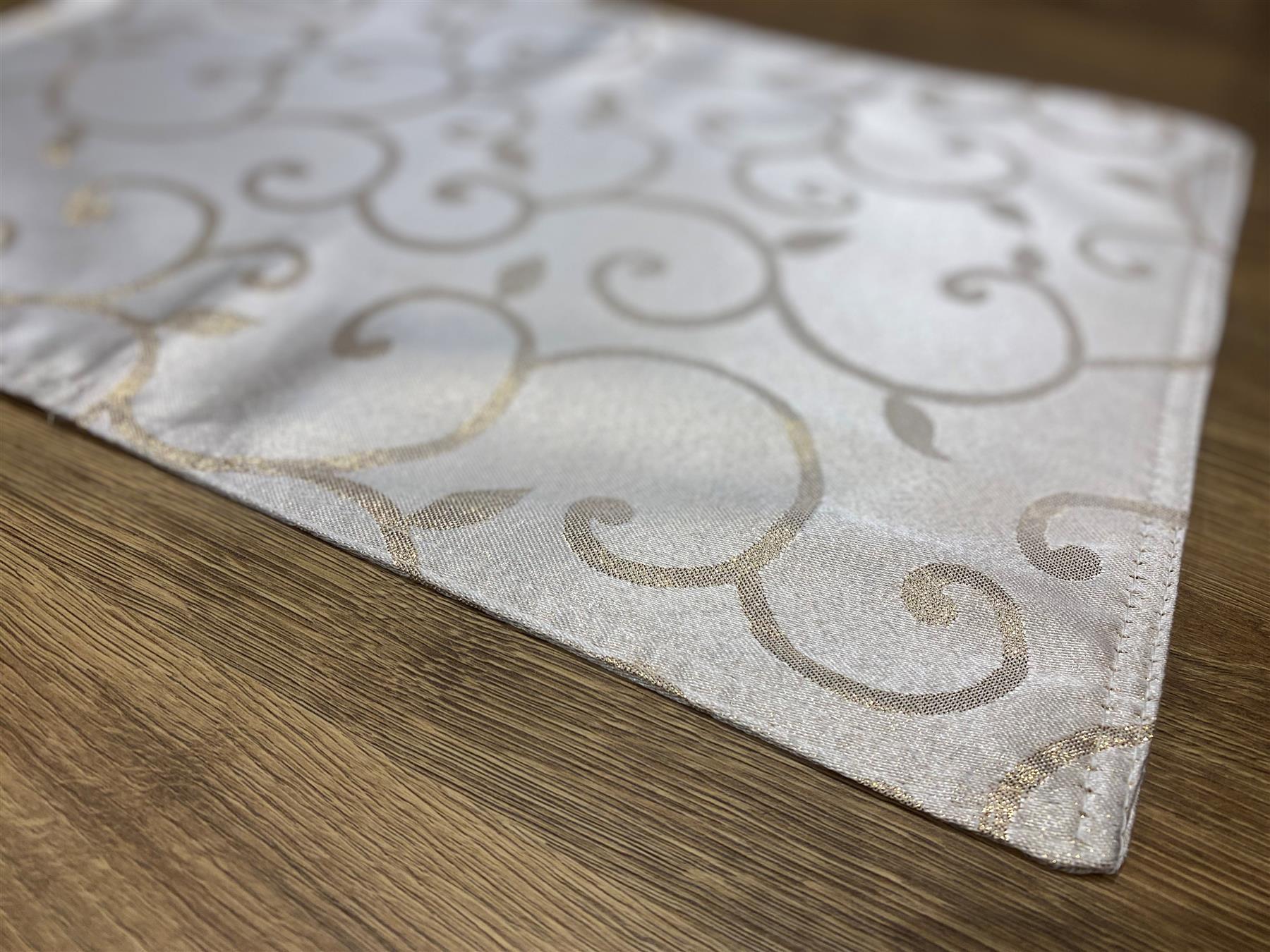 Table Cloth Runner Place Mat Tablecloth Gold Glitter Dining Room Accessories - Picture 5 of 6