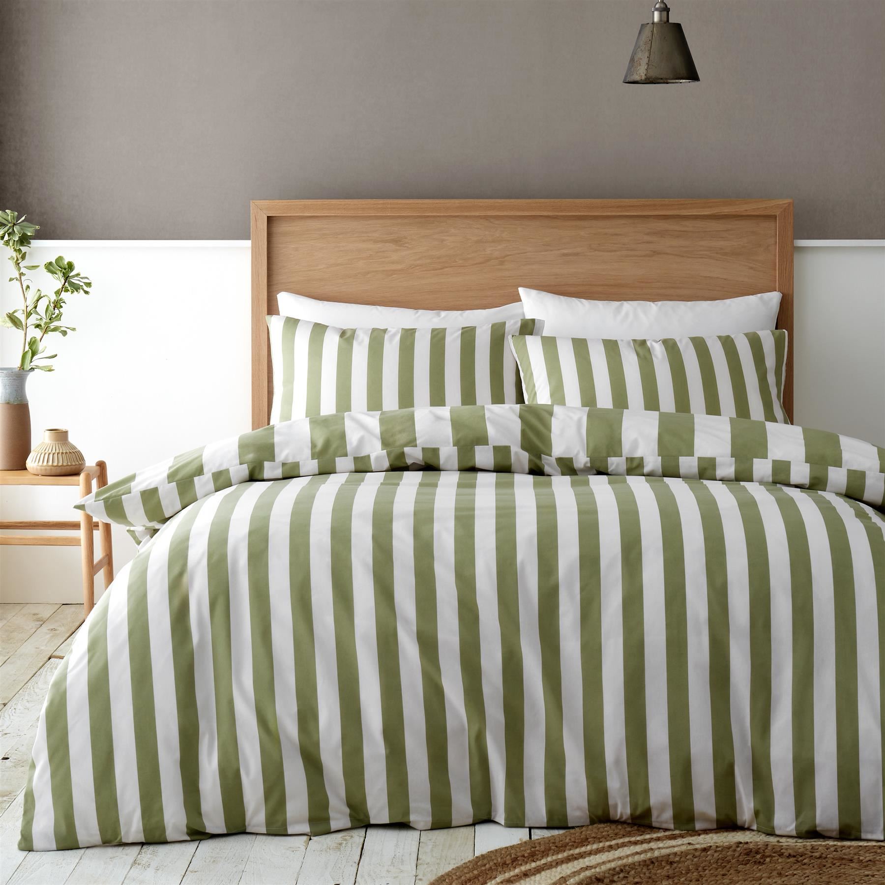 Duvet Cover Set Stripes Bedding Bed Set Quilt Cover Cove Stripe 3 Size 4 Colour - Picture 12 of 34