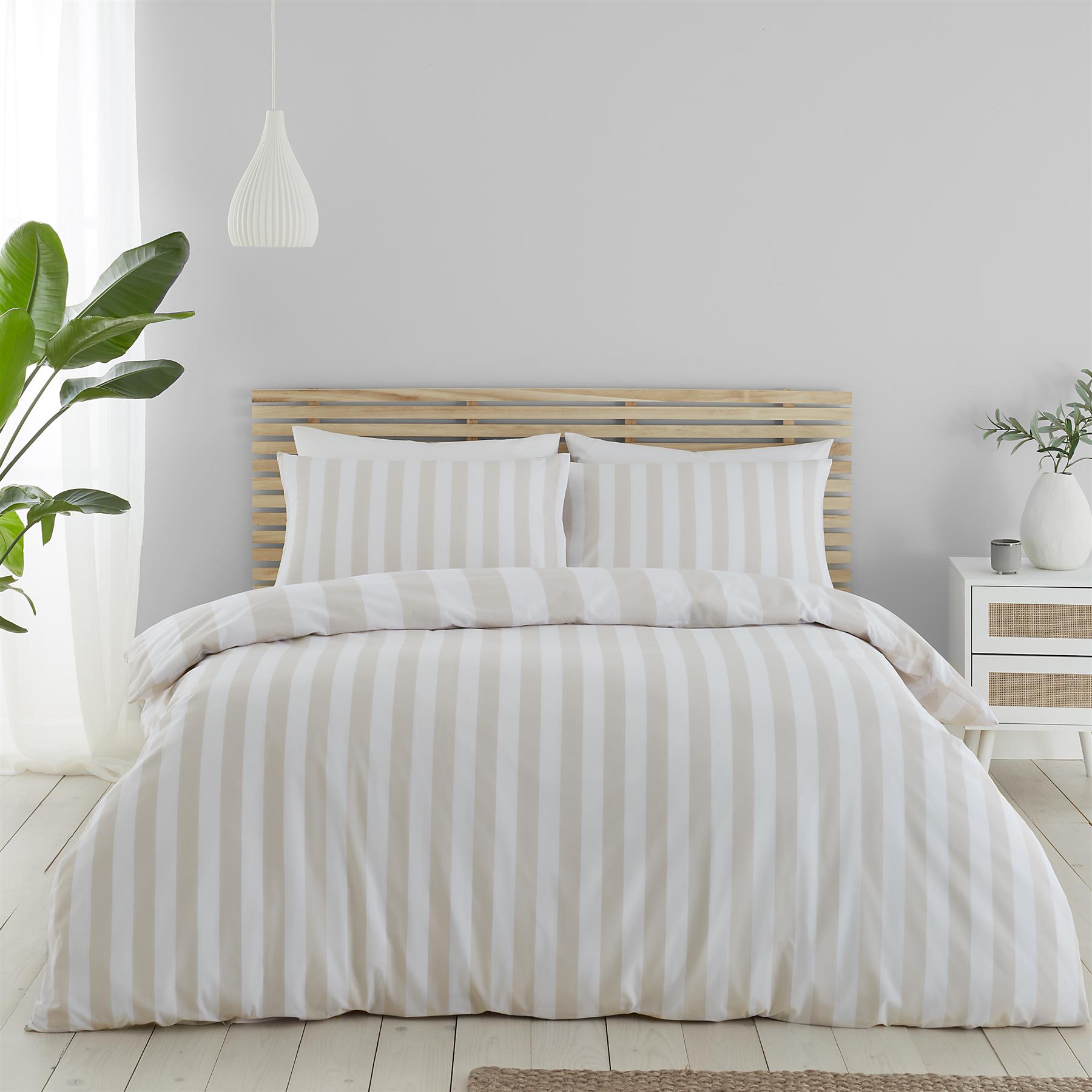 Duvet Cover Set Stripes Bedding Bed Set Quilt Cover Cove Stripe 3 Size 4 Colour - Picture 30 of 34
