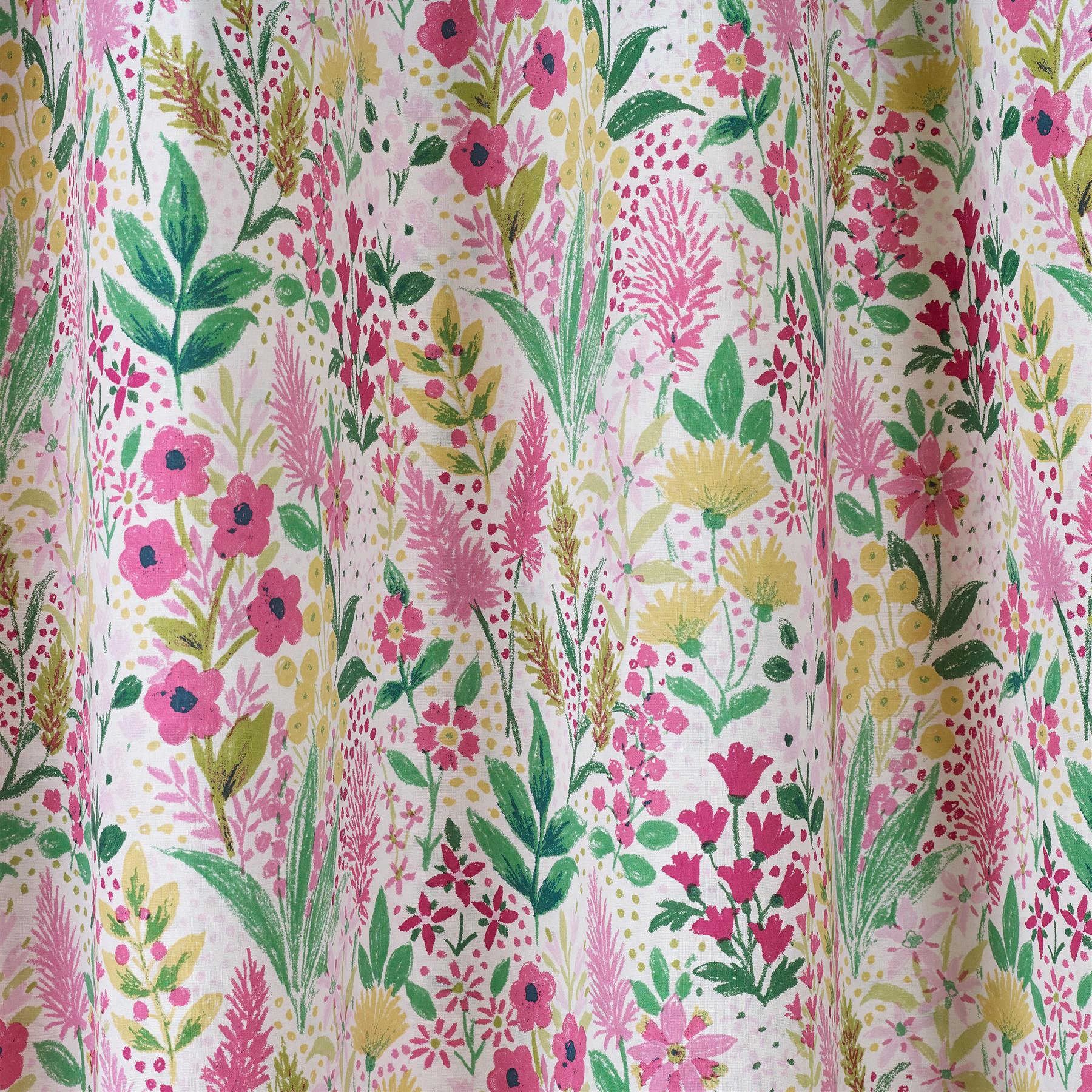 Catherine Lansfield Tilly Floral Duvet Cover Set Curtains Bedspread Reversible - Picture 39 of 44