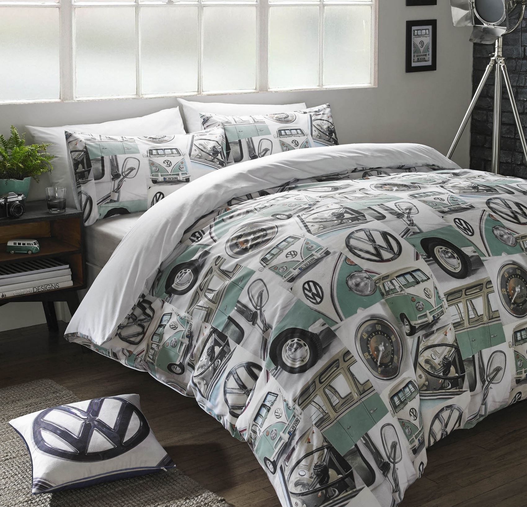 VW Volkswagen Quilt Duvet Cover Bedding Bed Sets Or Cushions Or Throw