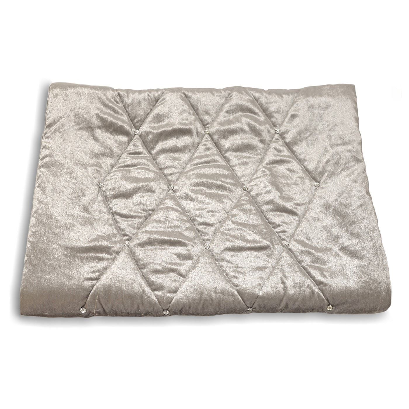 Modern Decorative Runner Lightly Quilted Bed Throwover Throw Diamante New - Picture 12 of 12
