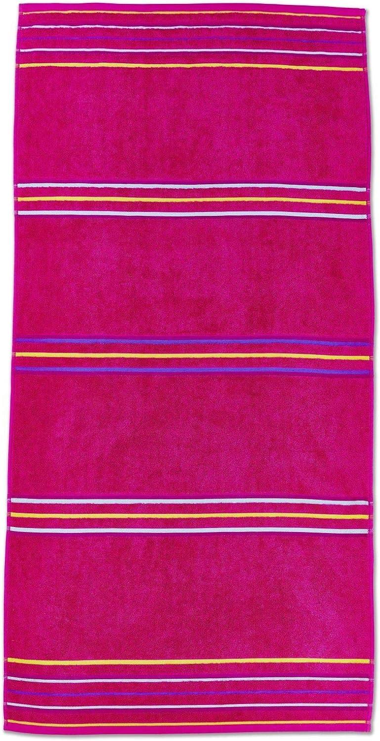Catherine Lansfield Beach Towel Sunbed Lounger Striped Rainbow Plain Cotton x2 - Picture 13 of 16