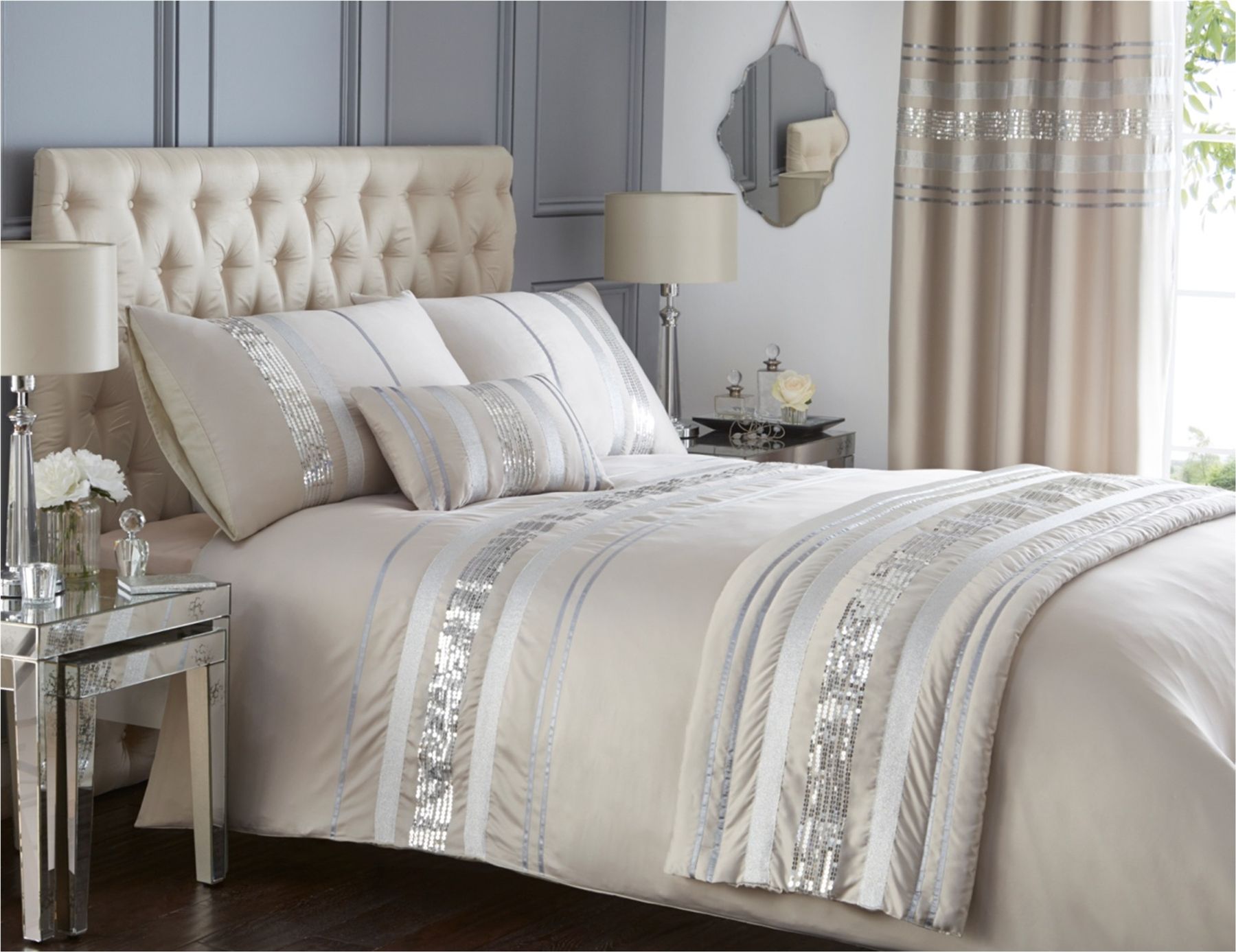 Modern Sequin Quilt Duvet Cover Pillowcase Bedding Bed Set - Modernsequinquiltduvetcoveramppillowcase modern sequin quilt duvet cover pillowcase bedding bed set - modernsequinquiltduvetcoveramppillowcase