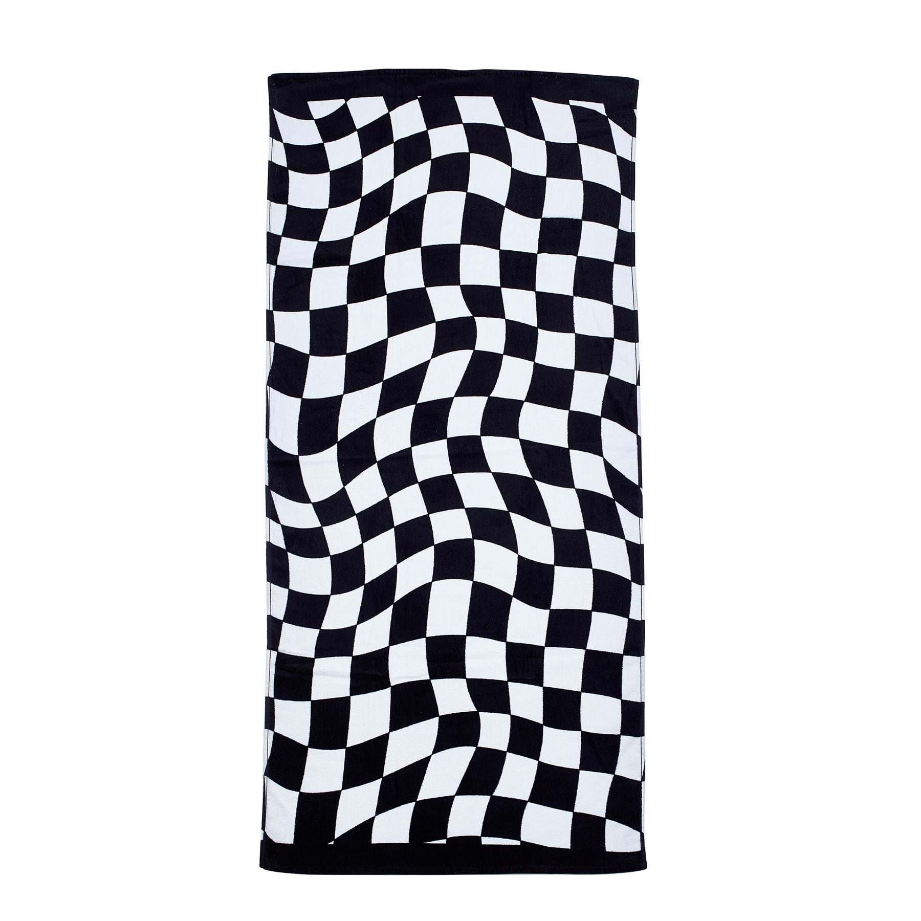 Catherine Lansfield Beach Towel Sunbed Lounger Cotton Patterned Plain - Picture 15 of 52