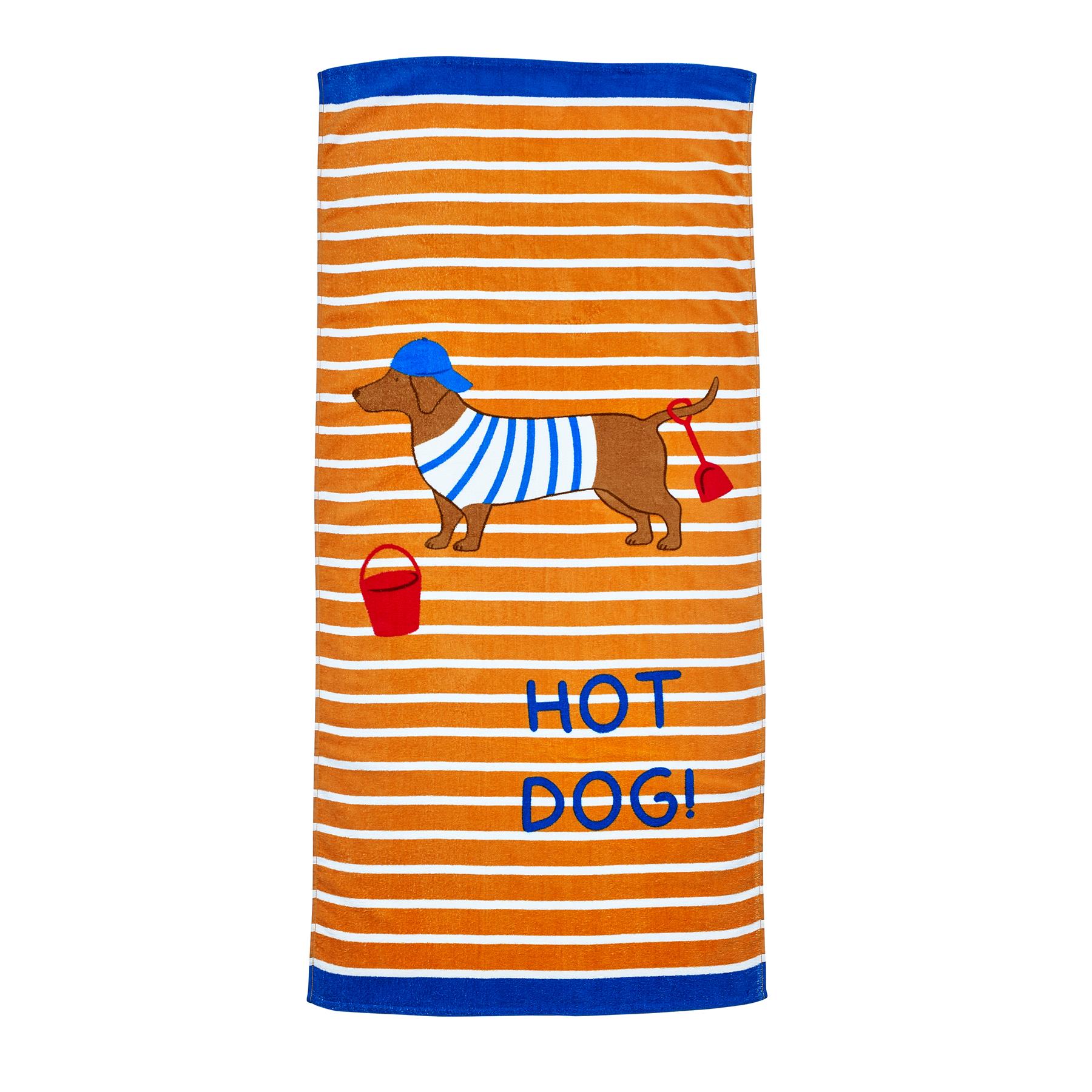 Catherine Lansfield Beach Towel Sunbed Lounger Cotton Patterned Plain - Picture 26 of 52