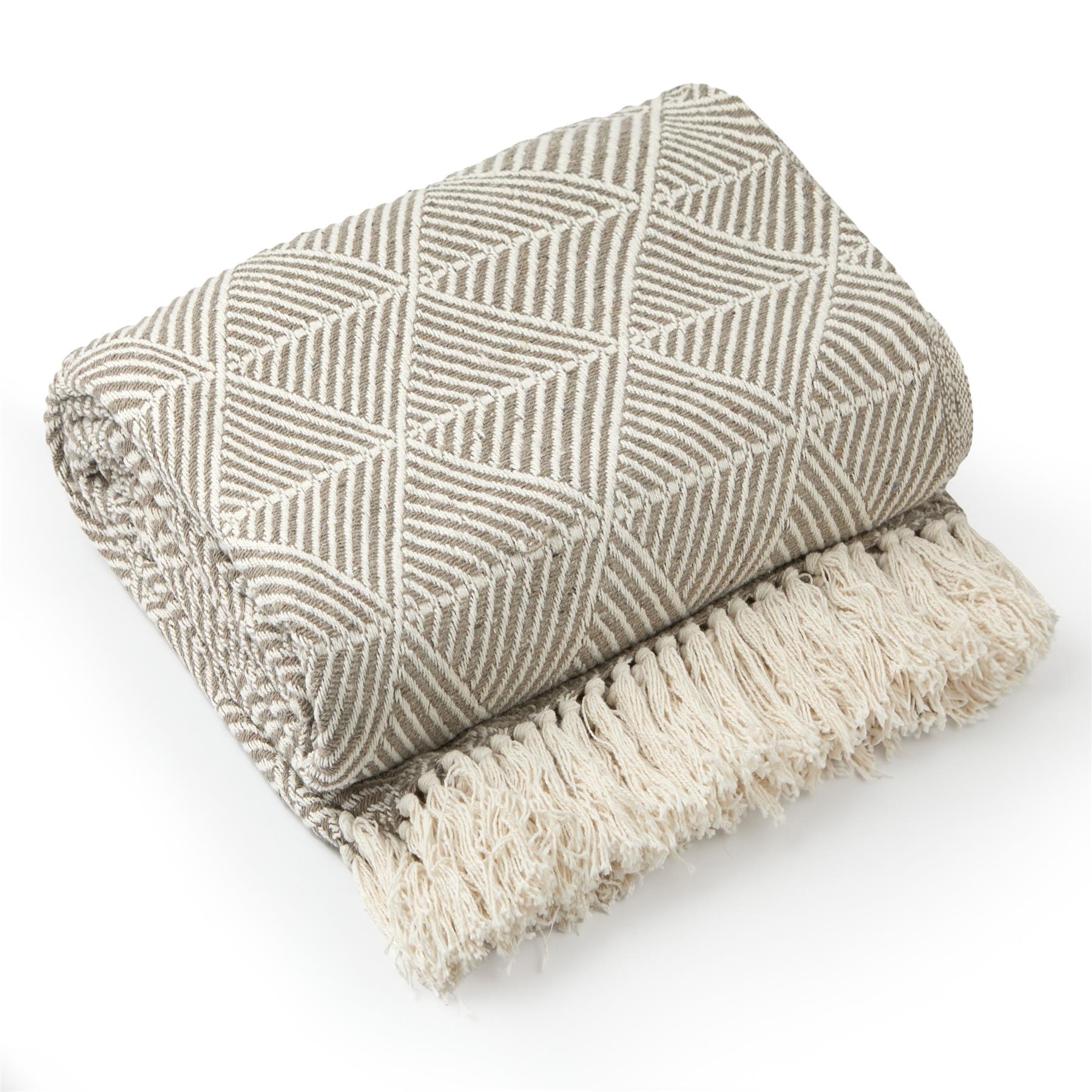 Zahra Blanket for Sofa Chair Bed Throw Throwover - Picture 22 of 51