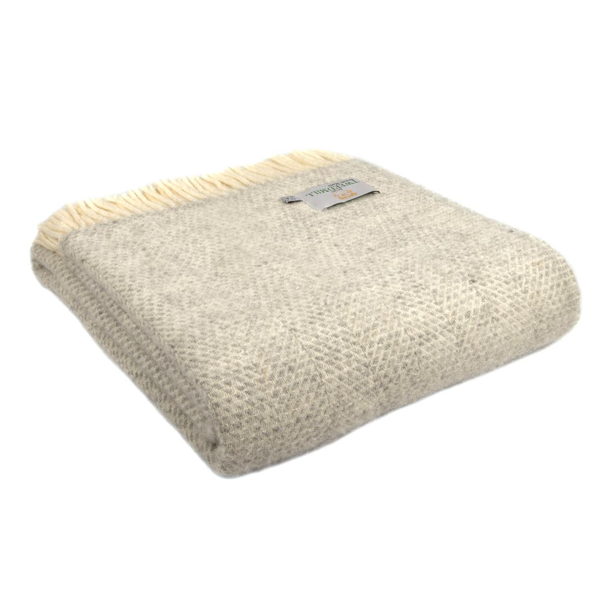 Throws 100% Pure New Wool Soft Blanket Sofa/Bed Beehive British MADE IN THE UK