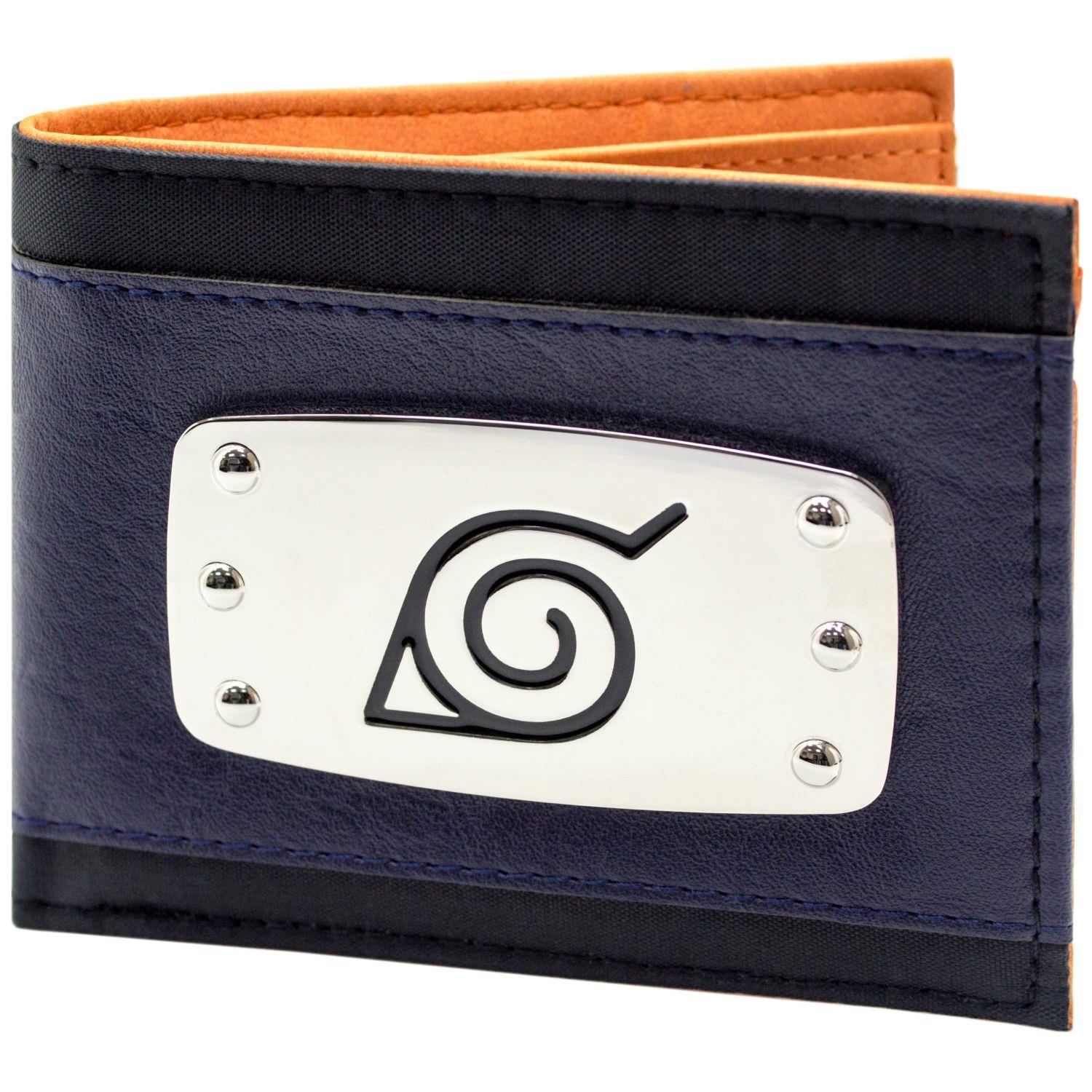NEW OFFICIAL NARUTO NINJA HEADBAND BLUE ID & CARD BIFOLD WALLET eBay