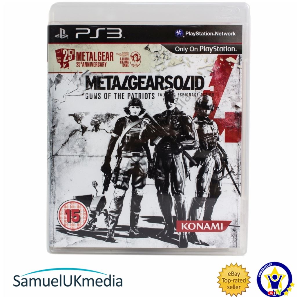 Metal Gear Solid 4 25th Anniversary Edition Ps3 Great Metal Gear Solid 4 25th Anniversary Edition Ps3 Great