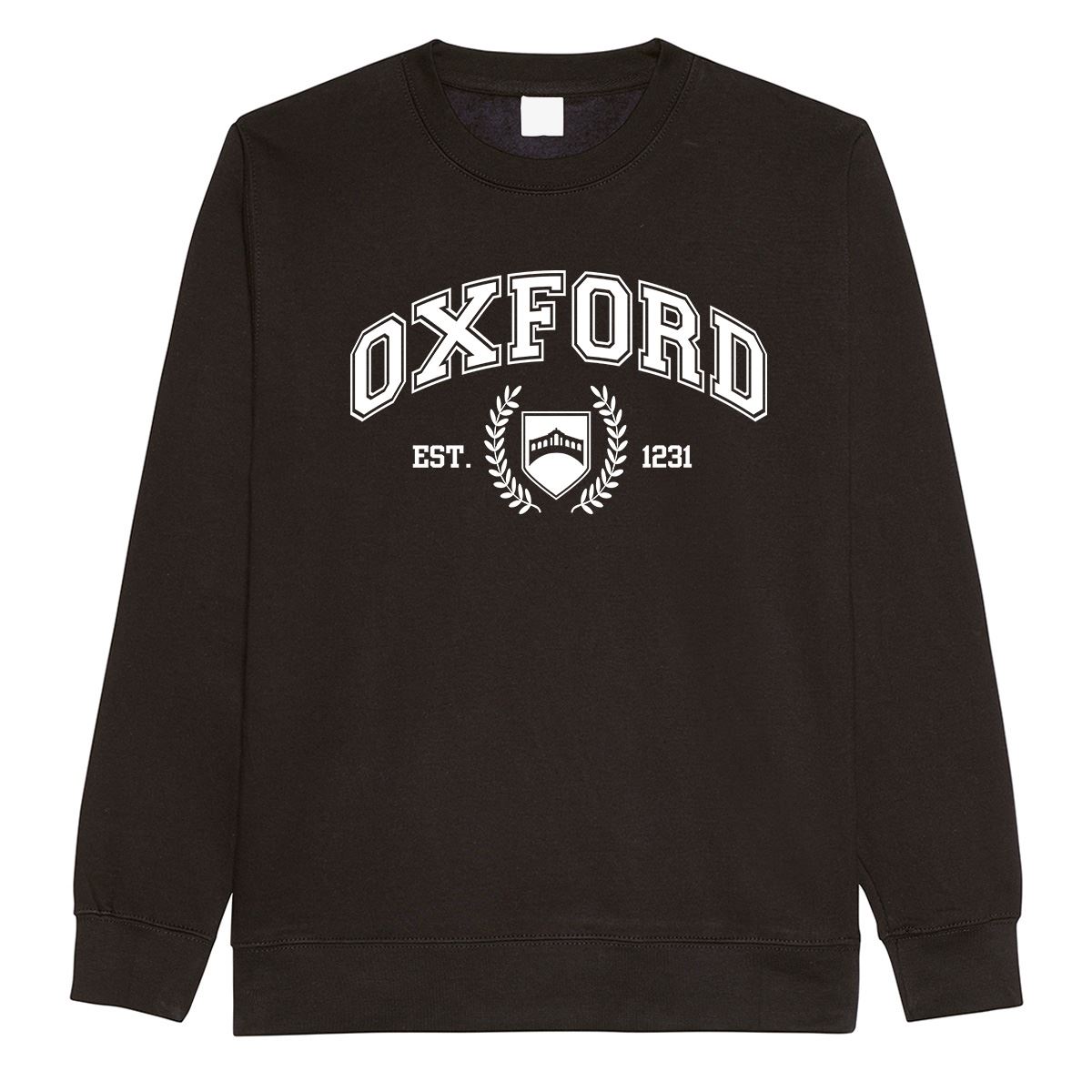Oxford Hertford Bridge Crest Sweatshirt - Picture 2 of 12