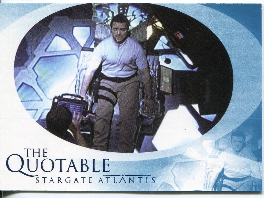 Stargate Atlantis Season 1 The Quotable Chase Card Q15