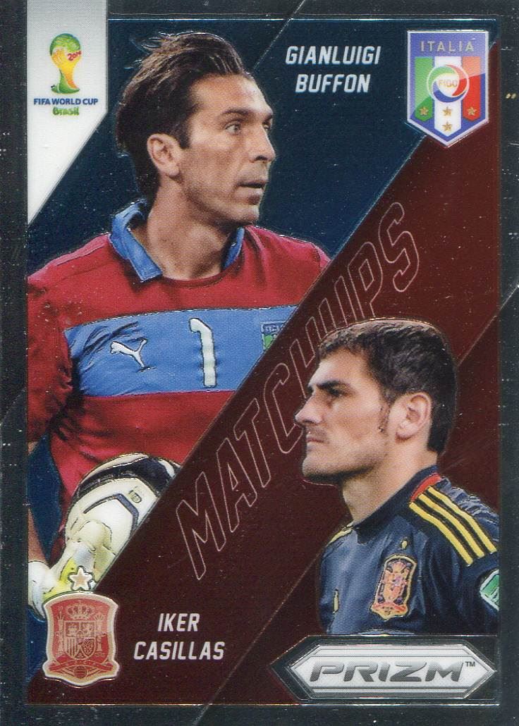 Panini Prizm Copa 2014 Matchups #23 Wold Adriano Buffon Iker Casillas /&