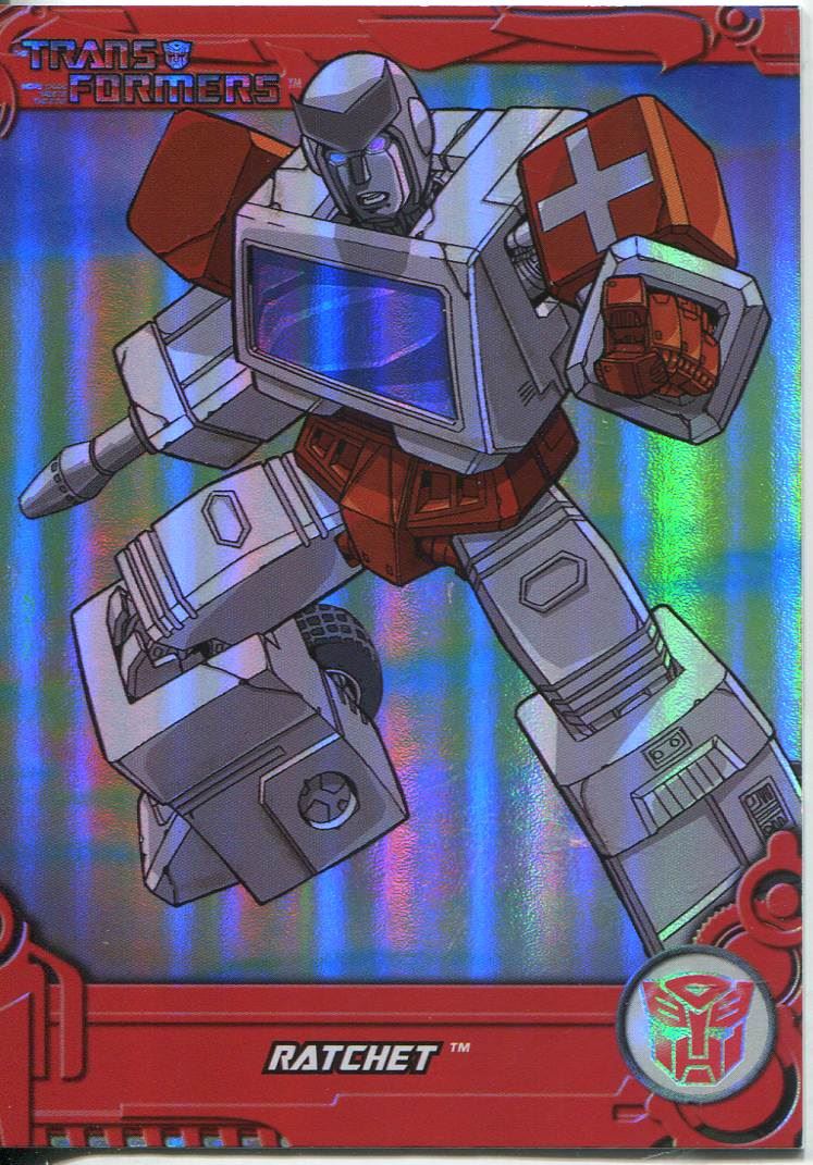 Transformers Optimum Generation 1 Foil Chase Card TF17 Blackout