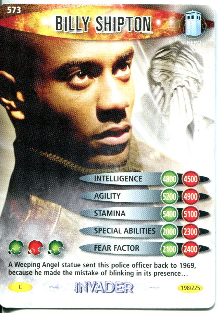 Doctor Who Battles In Time Invader #543 Billy Shipton as an Old Man