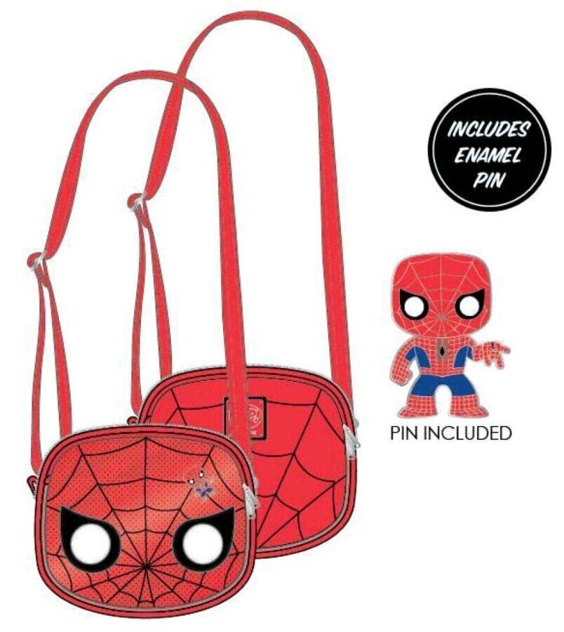 Loungefly Marvel Cross Body Bag Spiderman & Pin Limited Edition | eBay