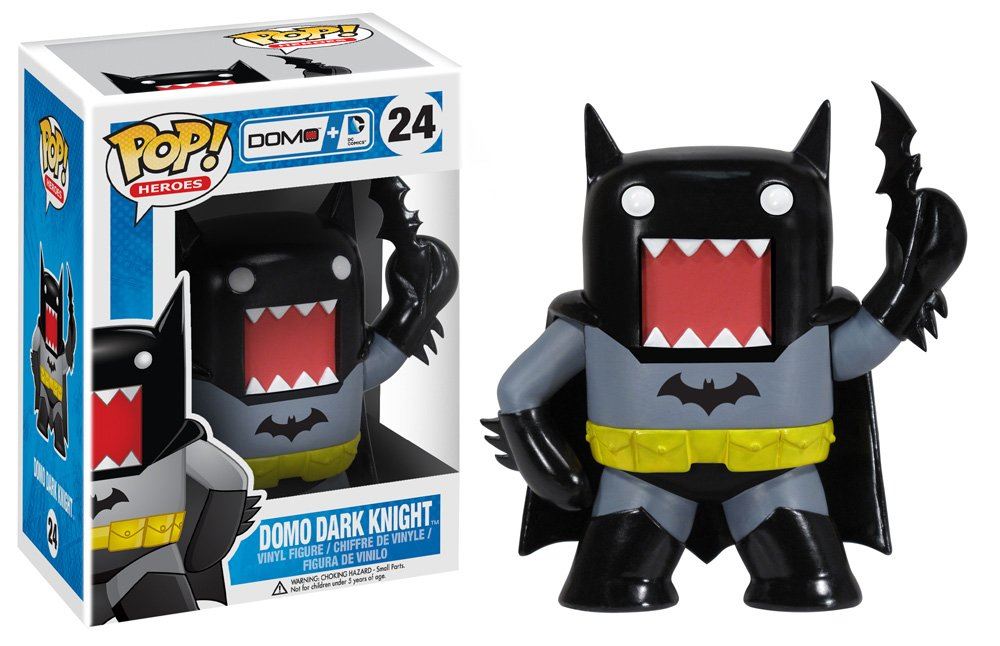 Funko POP Heroes Figure : Domo + #24 Domo Dark Knight | eBay