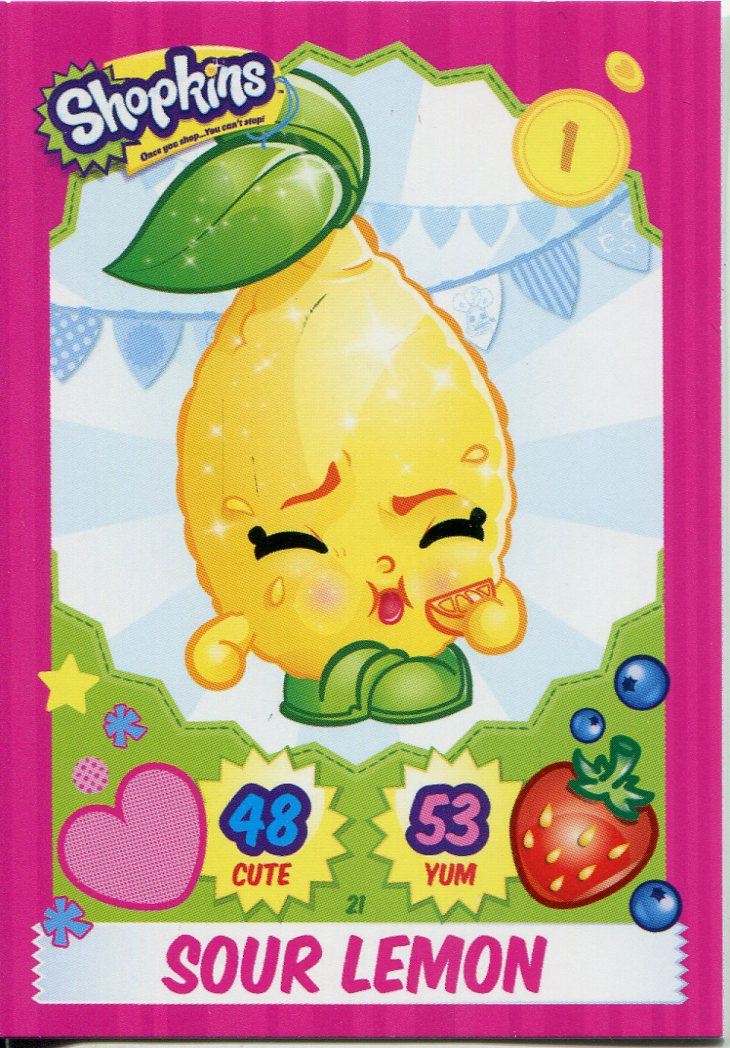 Topps Shopkins Series 1-4 Trading Cards Base Card #91 Prommy