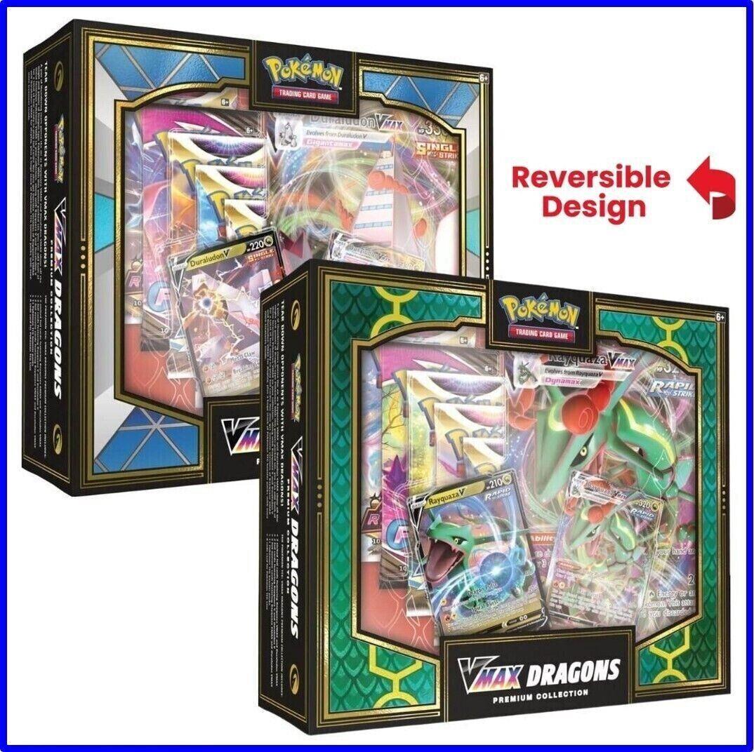 Pokemon TCG VMAX Dragons Premium Collection Factory Sealed Box