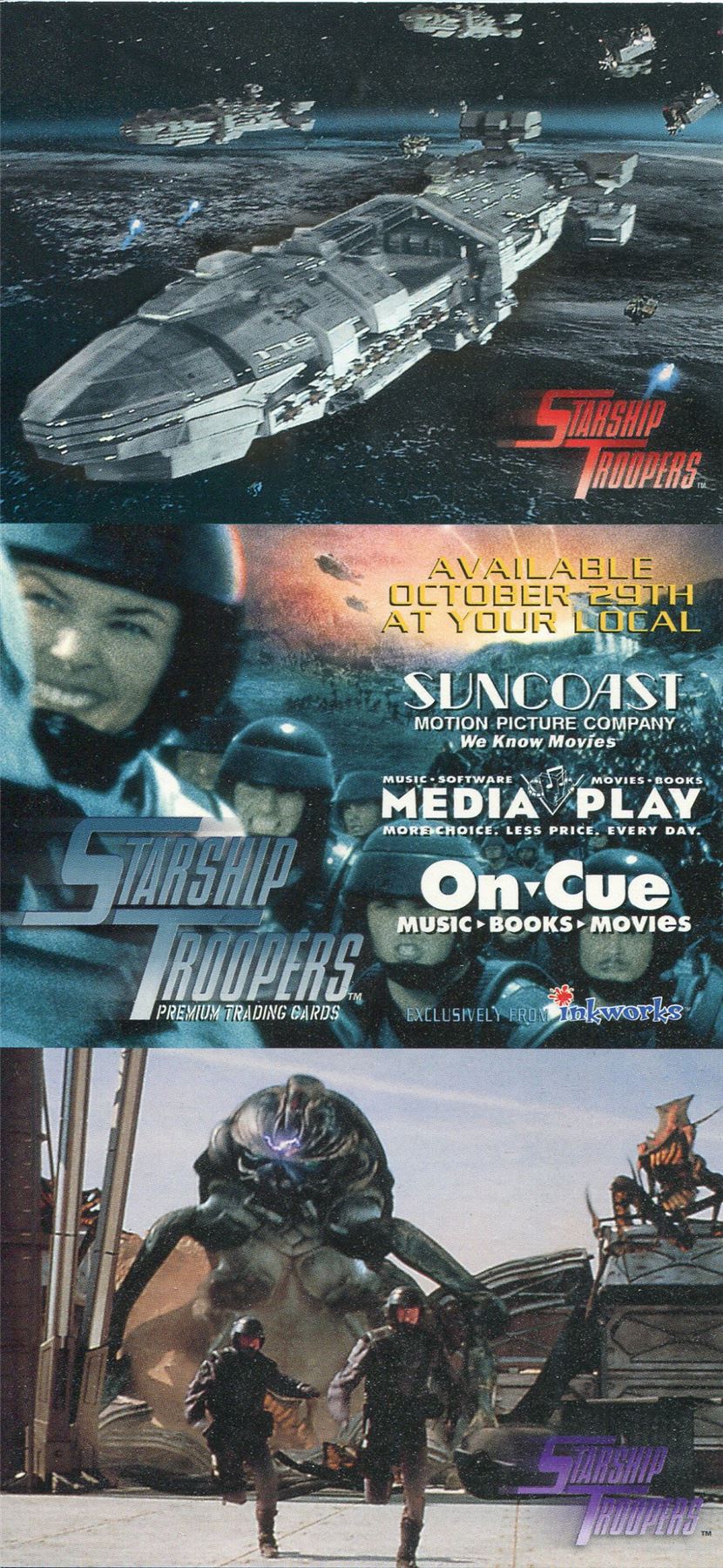 Starship Troopers Individual Trading Cards