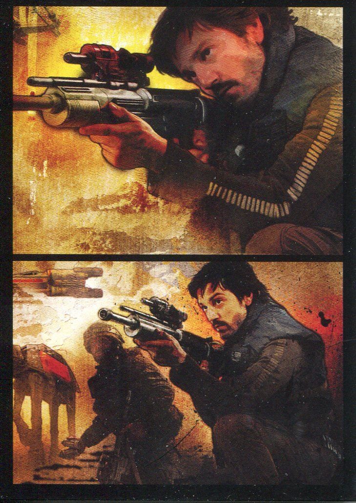 Star Wars Rogue One Mission Briefing Comic Strip Chase Card #4 Stormtroopers
